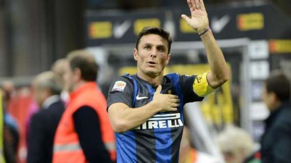 L'Inter è tutta unita con Zanetti: "Forza, Javier!"