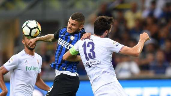 Bookies - Fiorentina-Inter, il '2' quotato a 2,55