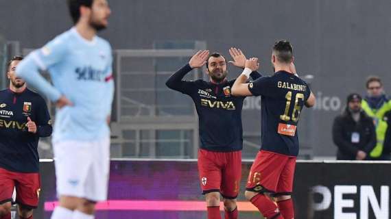 Laxalt gela la Lazio: il Genoa espugna l'Olimpico 2-1