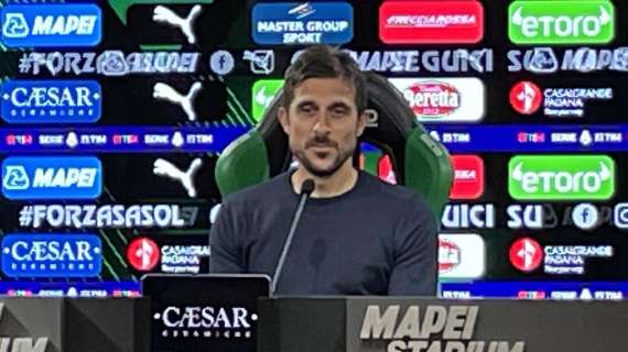Sassuolo, Dionisi: "Contro l'Inter soddisfatto dell'atteggiamento. Ora testa alla Fiorentina"