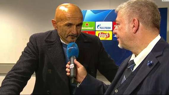 Spalletti a InterTV: "C'è amarezza. Qualche volta la palla va persa con l'idea di giocarla"