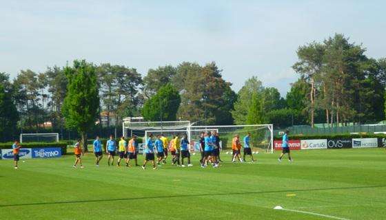 Stankovic in parte con il gruppo, nazionali assenti