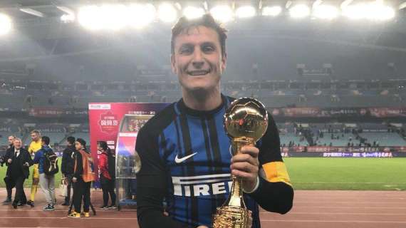 Zanetti celebra su Twitter il successo di Inter Forever: "Indovinate chi ha vinto oggi a Nanchino?"