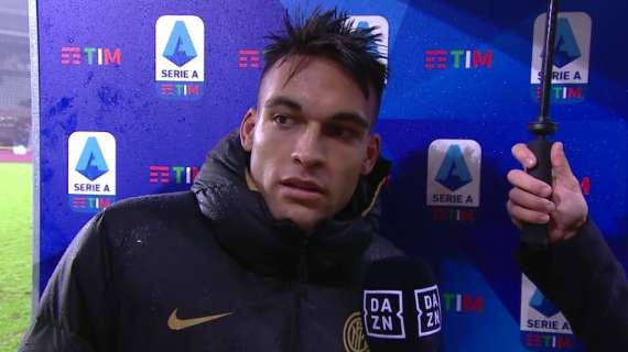 Lautaro Martinez: "Felice per la vittoria. Io e Lukaku vogliamo in primis aiutare l'Inter"