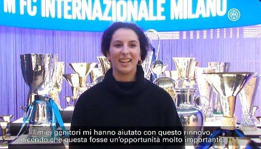 Inter Women, Karchouni: "Sono molto felice per il rinnovo, qui mi sento a casa"