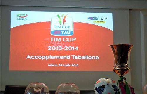 Tim Cup: in campo il 17 agosto, il derby possibile...