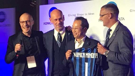 L'Inter annuncia la partnership con Konica Minolta, Yoshioka: "Sono rimasto sorpreso dai progetti che hanno in mente"