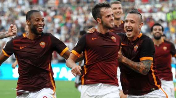 Serie A, la Roma vince 2-1 all'Olimpico. Juve a 0 punti