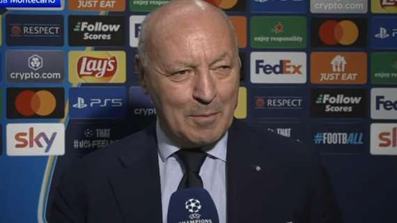 Marotta: "Non scegliamo tra Serie A e Champions. Arrivare nelle prime otto? Ci proviamo, siamo ambiziosi"