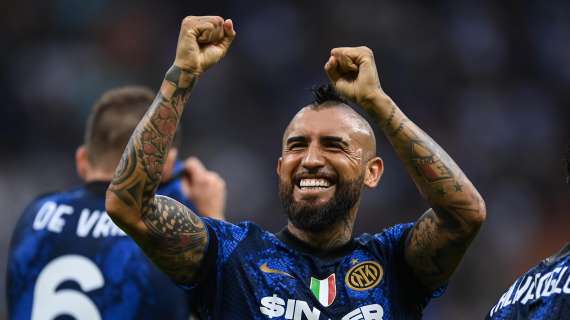 Vidal esulta dopo il derby: "Grande squadra, grande partita. Forza Inter"