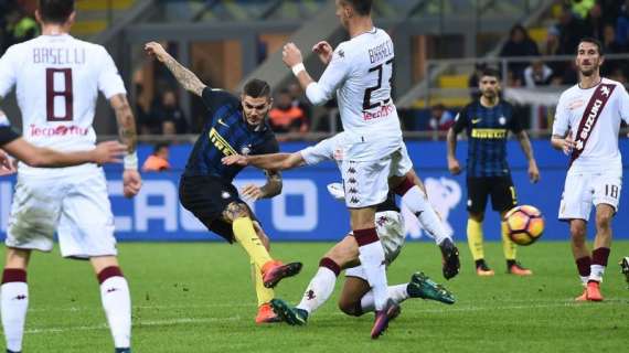 Inter, 22 tiri vs Torino: picco stagionale in campionato 