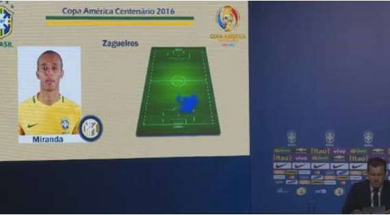 VIDEO - Il momento in cui Dunga annuncia i convocati per la Copa America. E dall'Italia c'è solo Miranda