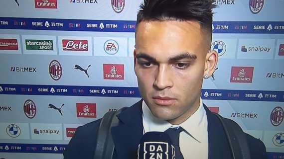 Lautaro a DAZN: "Stasera serve lucidità per mettere in campo quanto preparato"