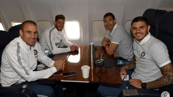 FOTO - Inter in volo da Portland a Salt Lake City