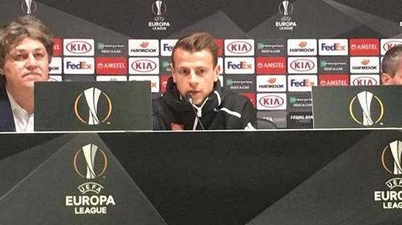 Rapid, Schwab in conferenza: "Normale soffrire contro l'Inter, ma domani ci proveremo"