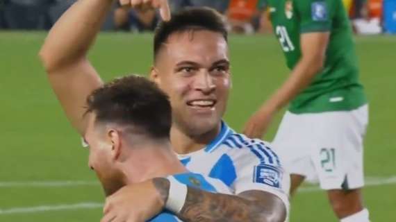 InterNazionali - Argentina trascinata da Lautaro e Messi: Bolivia sommersa con 6 gol