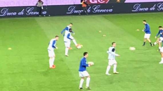 Inter in campo, accoglienza tranquilla. Icardi inizia il riscaldamento con D'Ambrosio