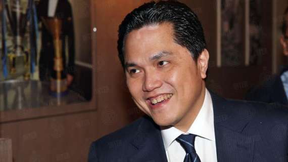 Thohir a San Siro a colloquio con Fassone e Zanetti