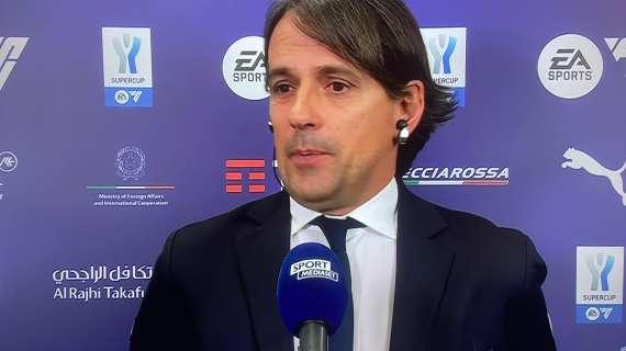 Inzaghi: "Mi sono divertito a vedere l'Inter in campo. L'unico neo? Aver chiuso il primo tempo avanti solo 1-0"