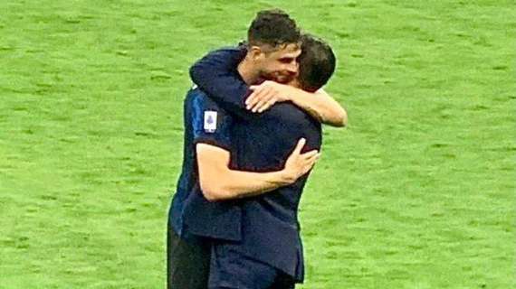 Zanetti abbraccia Ranocchia: "Sei stato un vero simbolo di interismo. L'Inter sarà sempre casa tua"