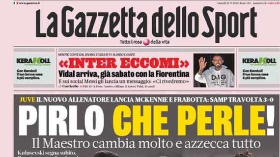 Prima GdS - Inter eccomi: Vidal arriva, già sabato con la Fiorentina