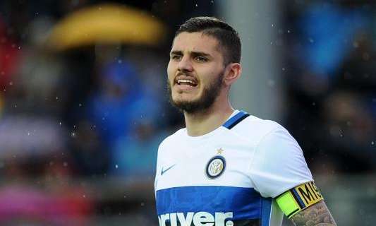 Icardi, un solo gol in sette gare contro il Napoli 