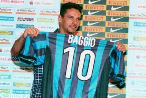 Baggio compie 51 anni, puntuali gli auguri dell'Inter