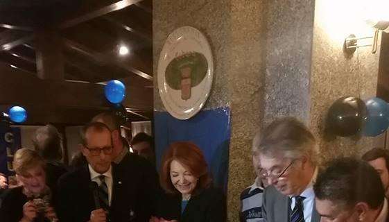 Festa dell'Inter Club Imbersago, presente Moratti: "Speriamo con il cuore che sabato si vinca"