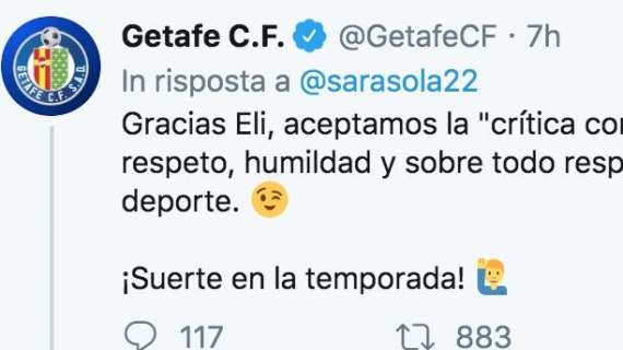 Eli Sarasola contro il Getafe: "Non è calcio, è vergogna". Il club: "Lavoriamo rispettando le regole del calcio"