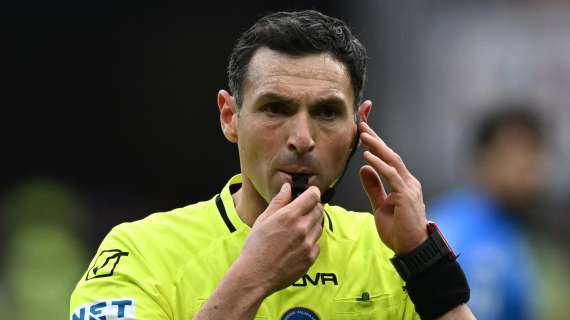 Serie A, gli arbitri della sesta giornata: Udinese-Inter affidata a Sacchi, al VAR La Penna-Marini