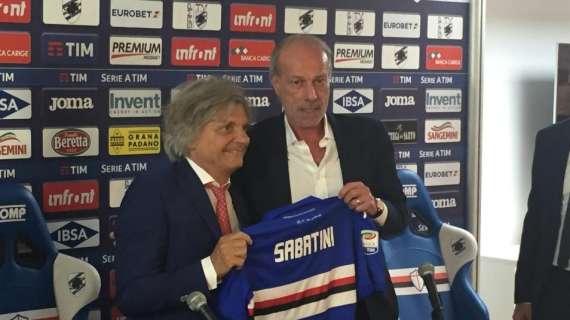 Samp, Giampaolo accoglie Sabatini: "Gran colpo di Ferrero, è tra i migliori intenditori di calcio"