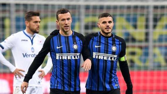 Icardi e Perisic non si allenano con i compagni nella rifinitura: sempre più a rischio la convocazione per domani