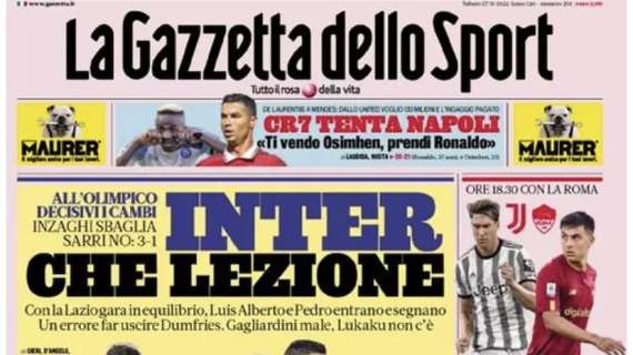 Prima GdS - Inter, che lezione! 