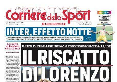 Prima pagina CdS - Inter, effetto notte