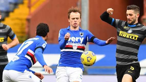 FcIN - Inter, scout a Sampdoria-Napoli per visionare Damsgaard. Blucerchiati con le idee chiare