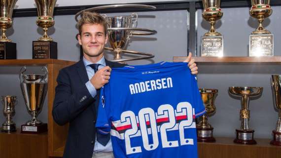 UFFICIALE - Andersen rinnova con la Samp fino al 2022. L'Inter continua a corteggiarlo 