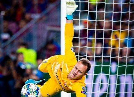 Ter Stegen, miracolo su Lautaro. Il Barça su Twitter: "Non ha nemmeno battuto ciglio"