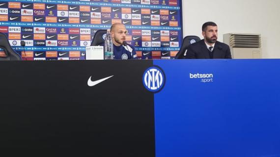 Dimarco in conferenza: "Ho sofferto un po' ma ora ne sto uscendo. Fare prestazioni di alto livello aiuta"