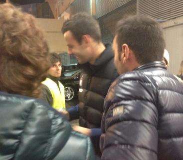 FOTO - Samir Handanovic accolto dai suoi ex tifosi 