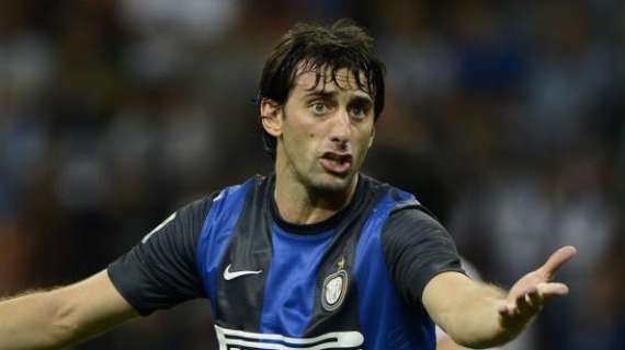 Milito a fine primo tempo: "Quel gol non basta"