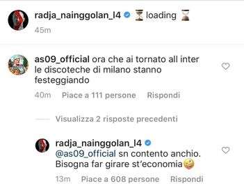 Un tifoso stuzzica Nainggolan: "Le discoteche di Milano festeggiano il tuo ritorno". E il Ninja replica con ironia