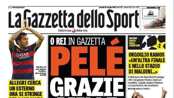 Prima pagina GdS - Milan e Inter insieme valgono meno della Juventus