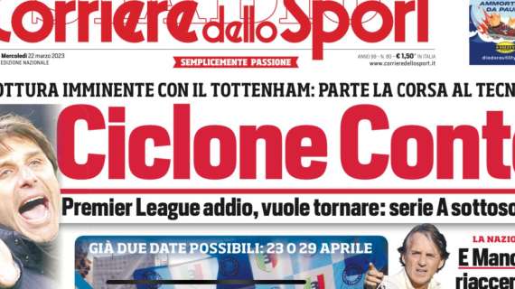 Prima CdS - Ciclone Conte. Juve, Milan, Inter e Roma lo valutano: il nodo è l'ingaggio