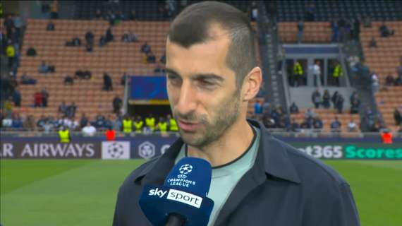 Mkhitaryan a Sky: "Vogliamo fare del nostro meglio per andare avanti. San Siro ci può aiutare tanto"