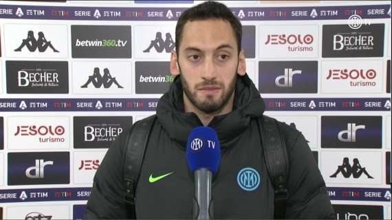 Calhanoglu a InterTV: "Meglio i 3 punti del gol. Paragone con Messi? Facciamo i seri"