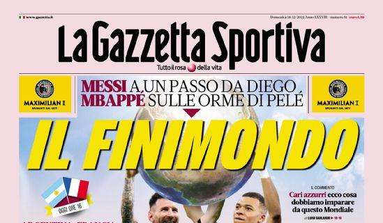 Prima pagina GdS - Dzeko: "Inter, gennaio è decisivo. Io con Lukaku, perché no"