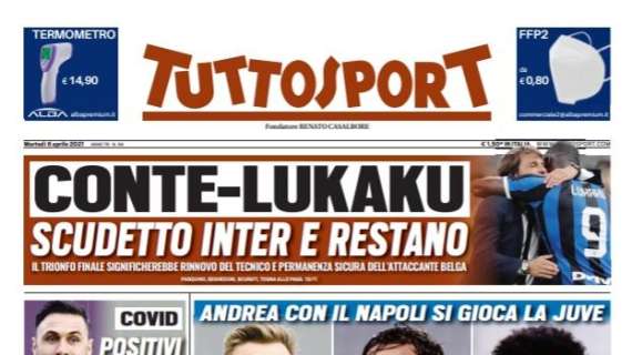 Prima TS - Conte-Lukaku, Scudetto Inter e restano