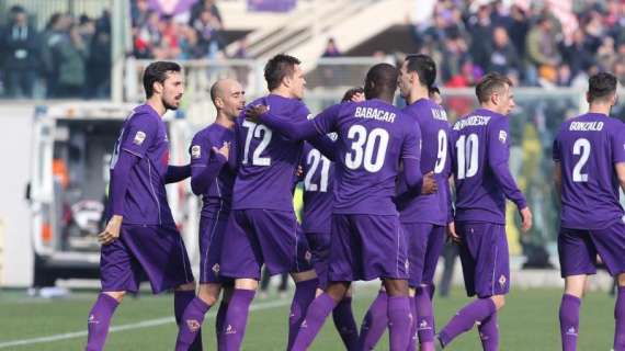 Viola, vittoria e sorpasso momentaneo all'Inter