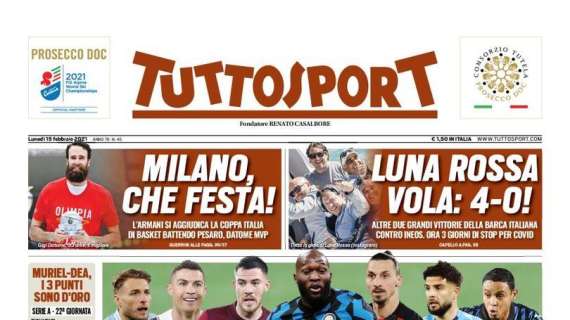 Prima TS - L'Inter scappa, Lukaku e Lautaro firmano il sorpasso in vetta