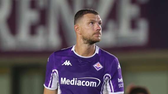 Dzeko: "Sto bene alla Fiorentina, non mi pongo limiti. Napoli favorito per lo Scudetto"